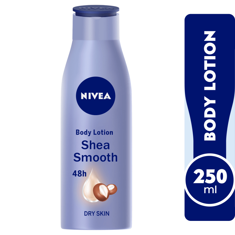 NIVEA Shea Smooth, Body Care Shea Butter, Dry Skin, 250ml
