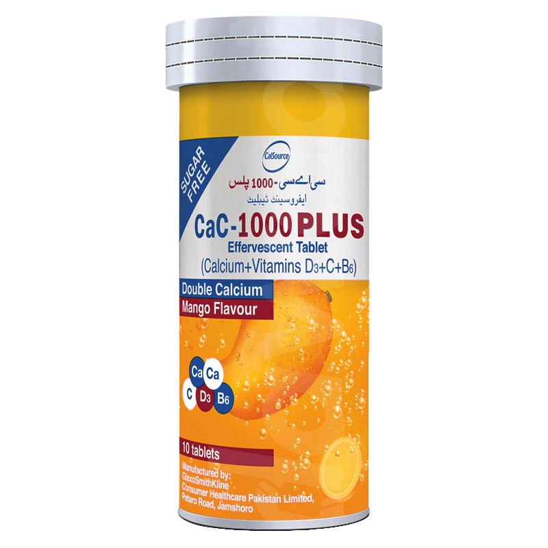 CaC-1000 Plus Mango (Sugar Free) 10s