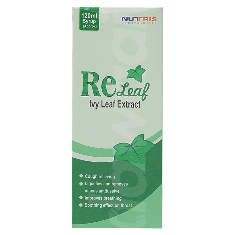 Releaf Ivy Leaf Extract Syrup 120 ml Bottle