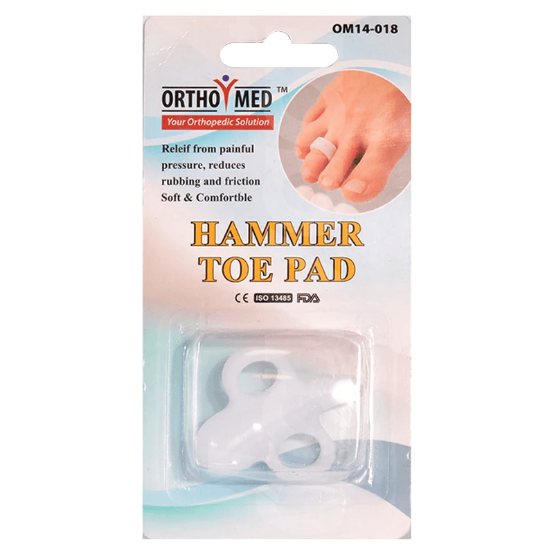 Hammer Toe Pad (OM14-018) Color White (1 Pair)