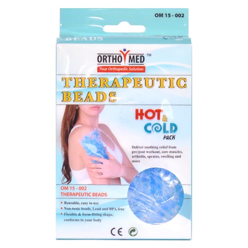 Hot & Cold Pack Therapeutic Beads (OM15-002) Color Natural Blue
