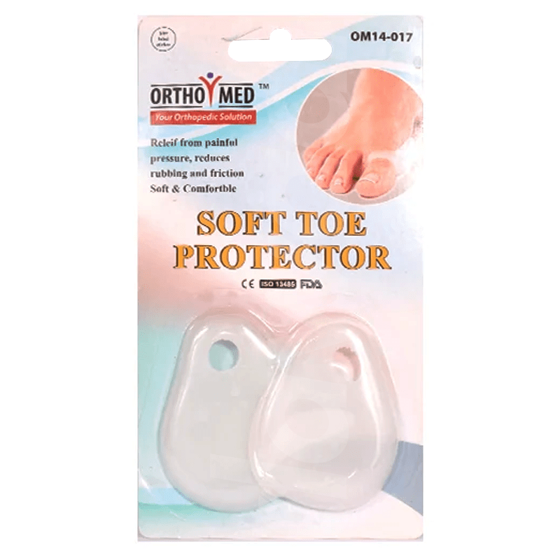 Soft Toe Protector (OM14-017) Color White (1 Pair)