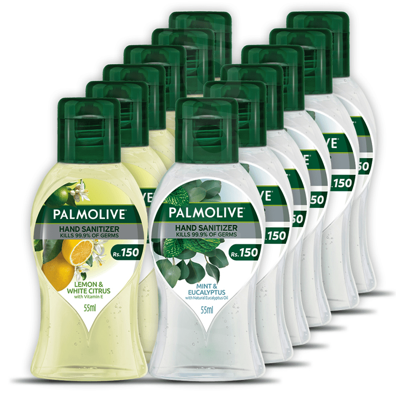 Palmolive Naturals Hand Sanitizer 55 ml x 12 Bottles Pack