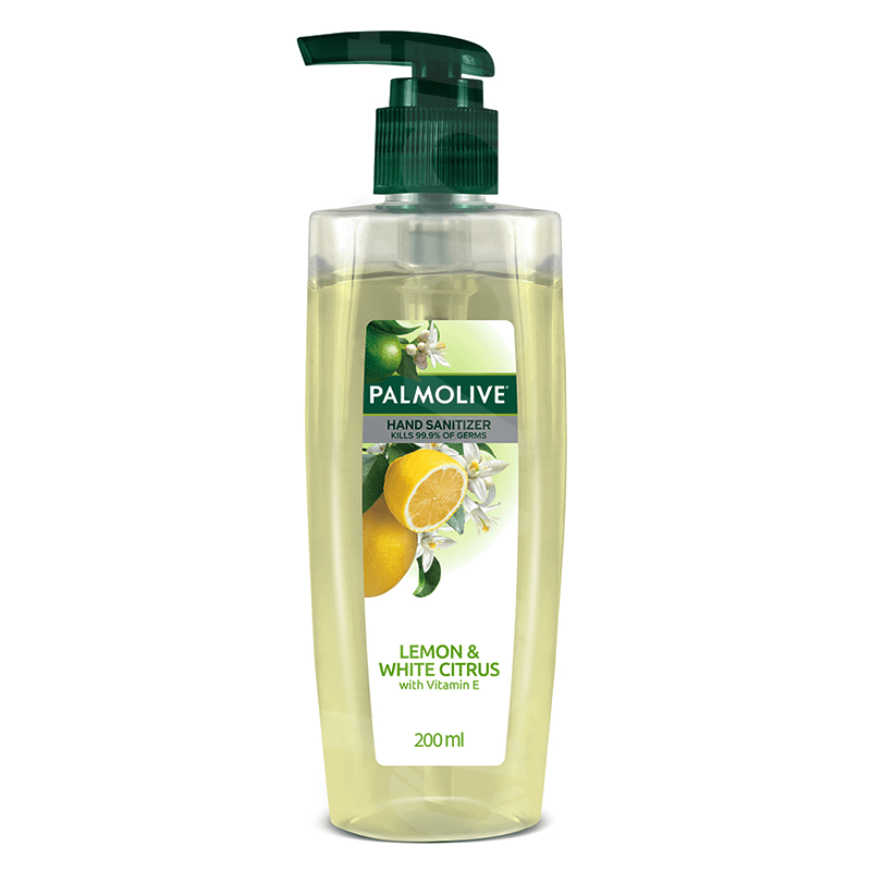 Palmolive Naturals Lemon & White Citrus Hand Sanitizer 200 ml Bottle