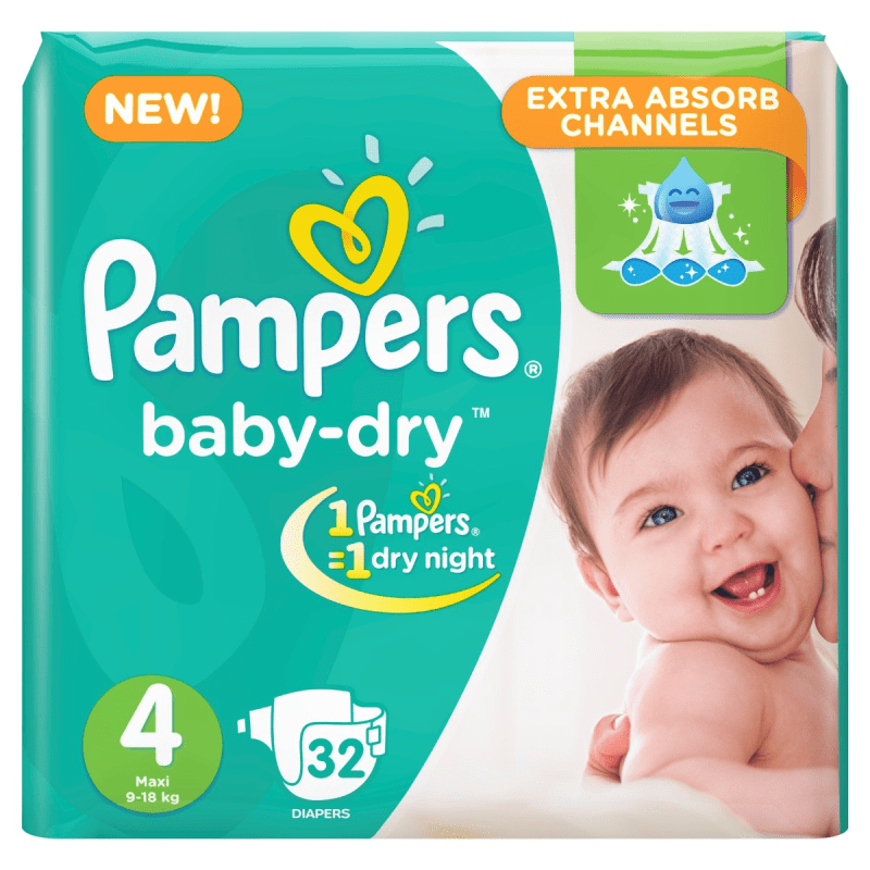 Pampers Jumbo Pack Large Butterfly (9-18kgs)