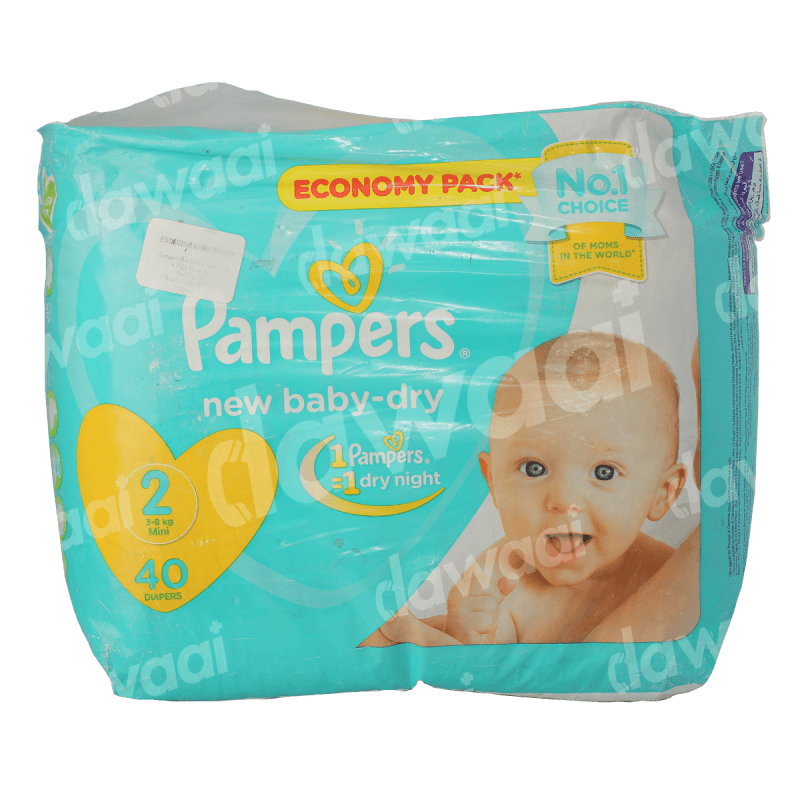 Pampers Baby-Dry Size 2 (3-8 KG) 40 counts