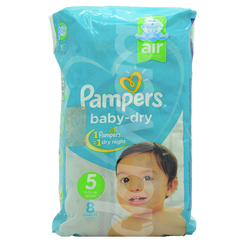 Pampers Baby-Dry Size 5 (11-25 KG) 8 Count