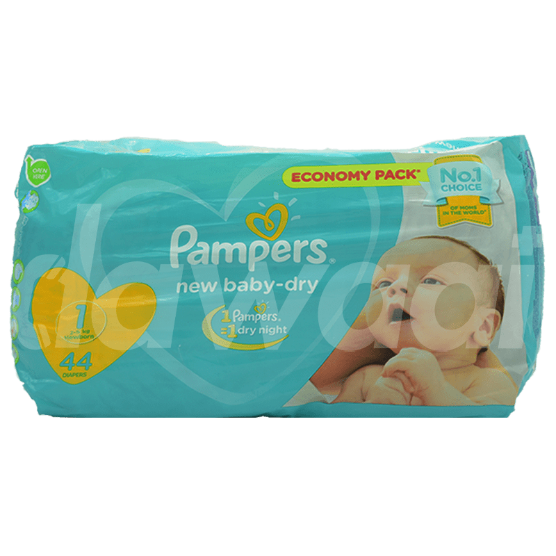 Pampers New Baby-Dry Size 1 (2-5 KG) 44 Counts