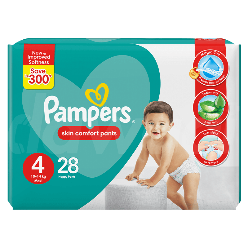 Pampers Jumbo Pack - Size 4 (10 - 14 Kg) Pants 28 Pcs. Pack