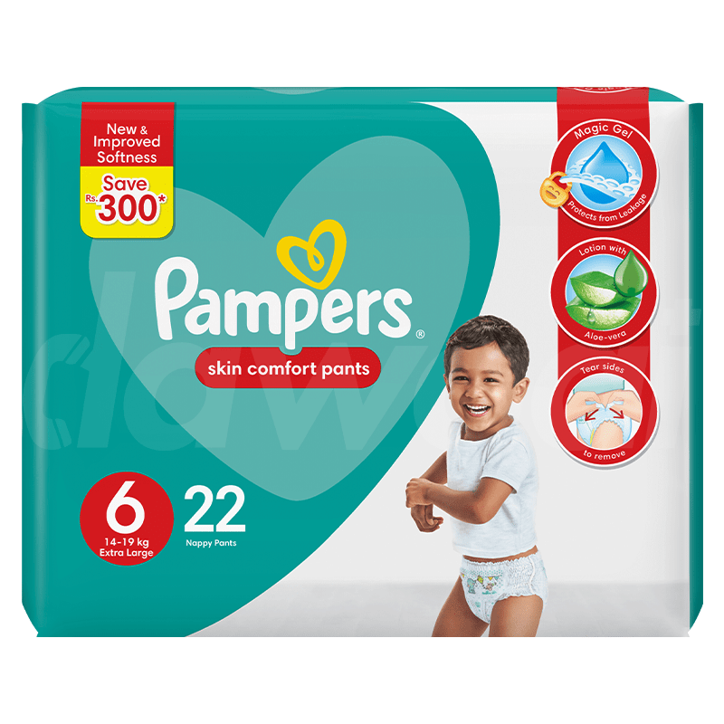 Pampers Jumbo Pack - Size 6 (14 -19 Kg) Pants 22 Pcs. Pack