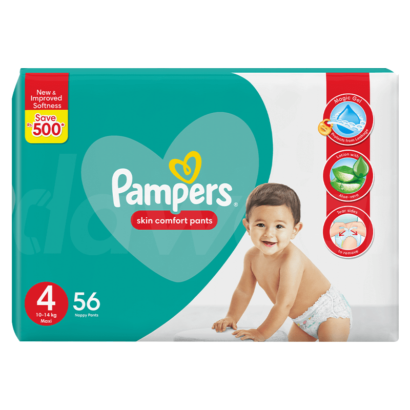 Pampers Mega Pack - Size 4 (10 - 14 Kg) Pants 56 Pcs. Pack