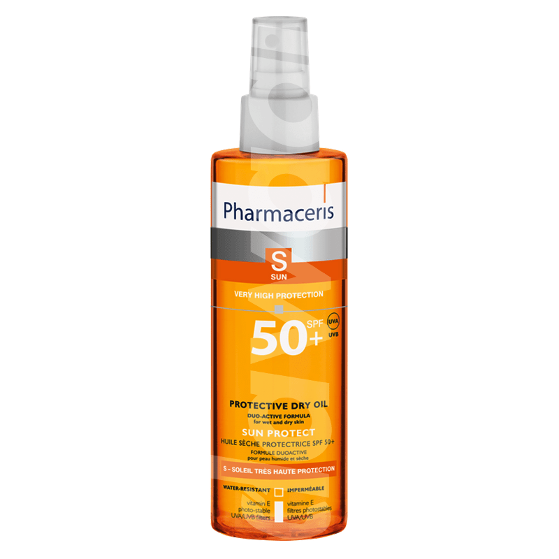 PHARMACERIS S Sun Protect SPF 50+ Body Oil 200 ml Bottle