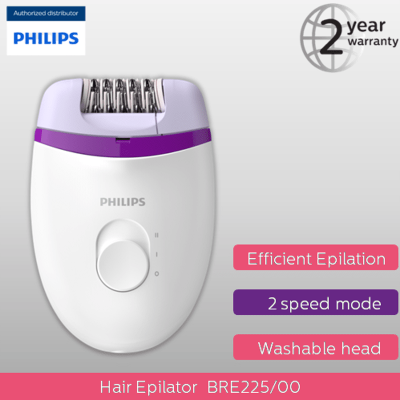 Philips Stainelle Essential Corded Compact Epilator BRE225/00