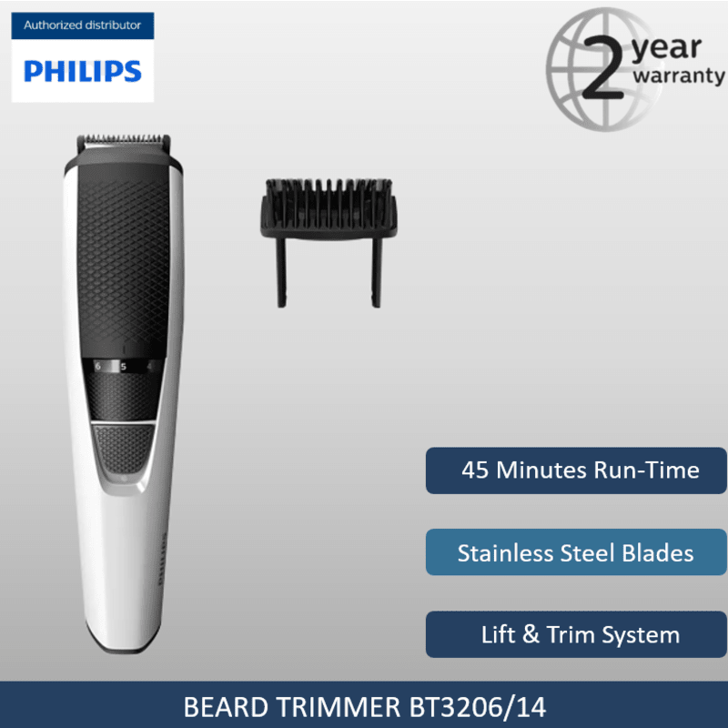 Philips Beard Trimmer Series 3000 BT3206/14