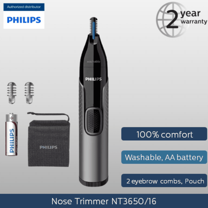 Philips Nose, Ear & Eyebrow Trimmer Series 3000 NT3650/16