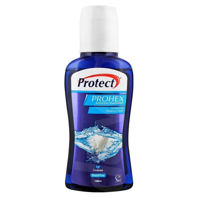 Protect Prohex - Freshmint Antiseptic Mouthwash 130 ml Bottle