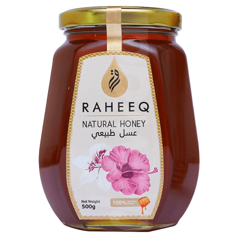 Raheeq Natural Honey 500 gm Bottle