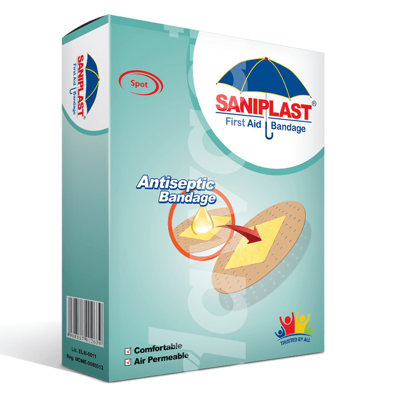 Saniplast Spot - Antiseptic First Aid Bandage 20 Pcs. Pack Pcs