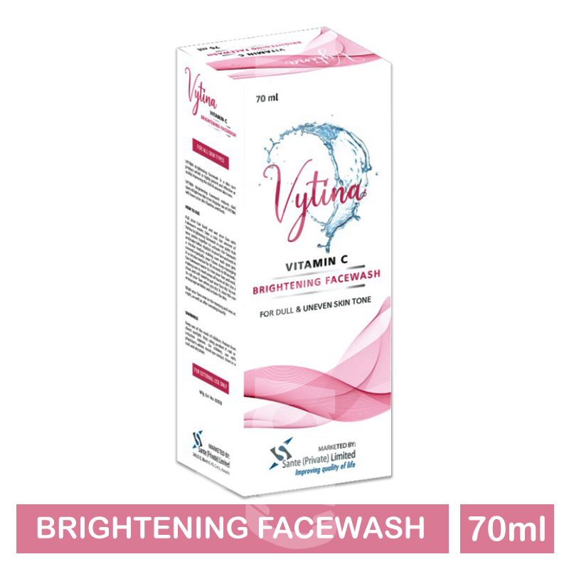 Vytina Brightening Face Wash 70 ml Pack