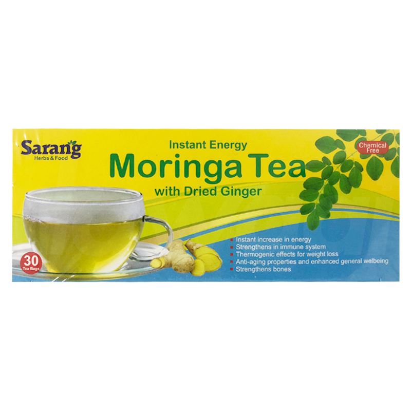 Sarang Ginger Moringa Tea Bags 30 Pcs. Pack