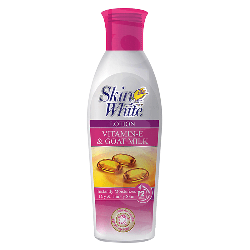 Skin White Vitamin E & Goat Milk Moisturizing Lotion 150 ml Bottle