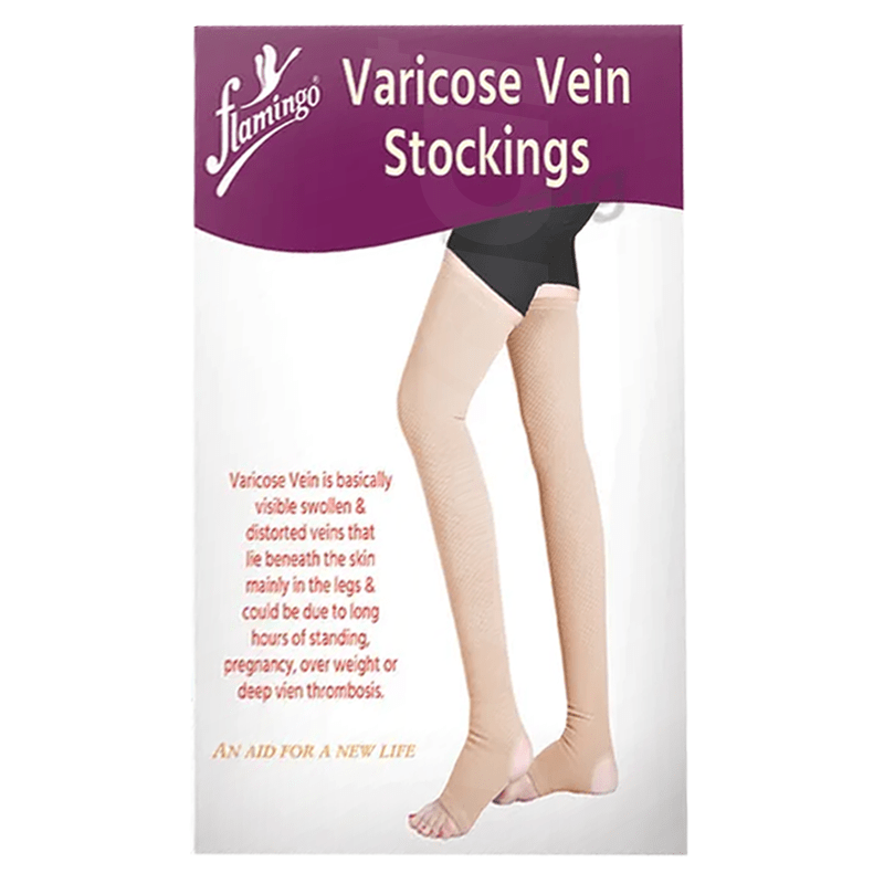 Smart Flamingo Varicose Vein Stockings - Medium (0C - 2012) 1 Pair Pack
