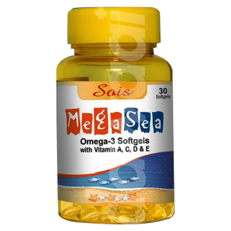SOIS Mega Sea Supplement 1 x 30's Softgel Capsules Jar