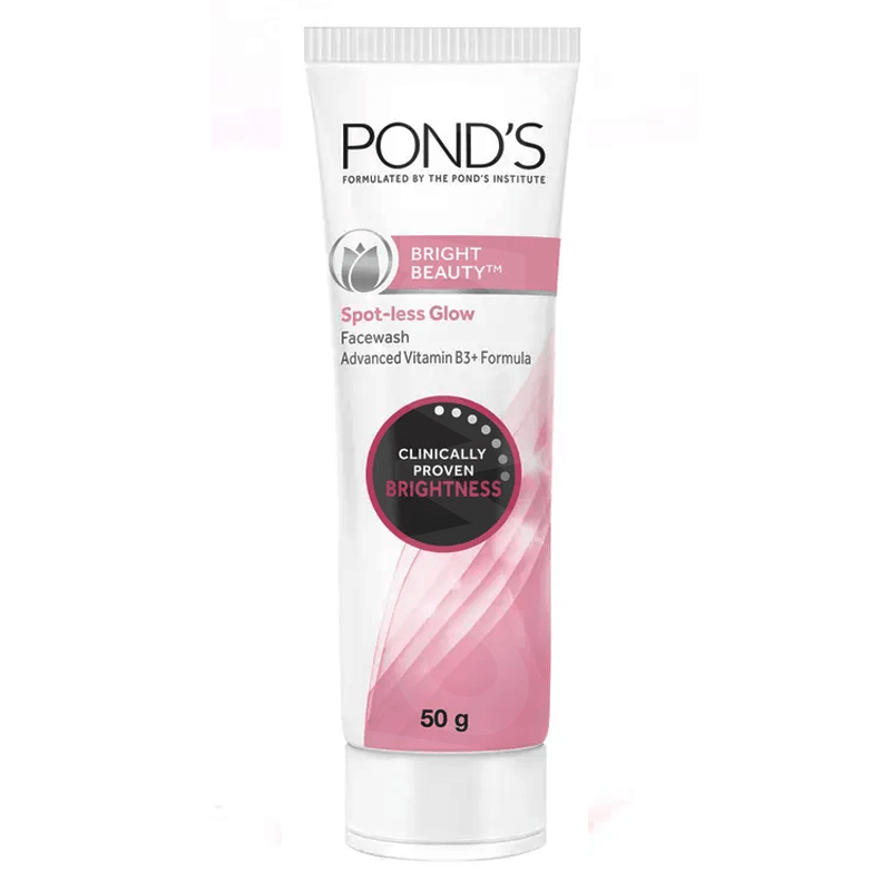 Ponds Bright Beauty - Spot Less Glow Face Wash 50 gm Pack