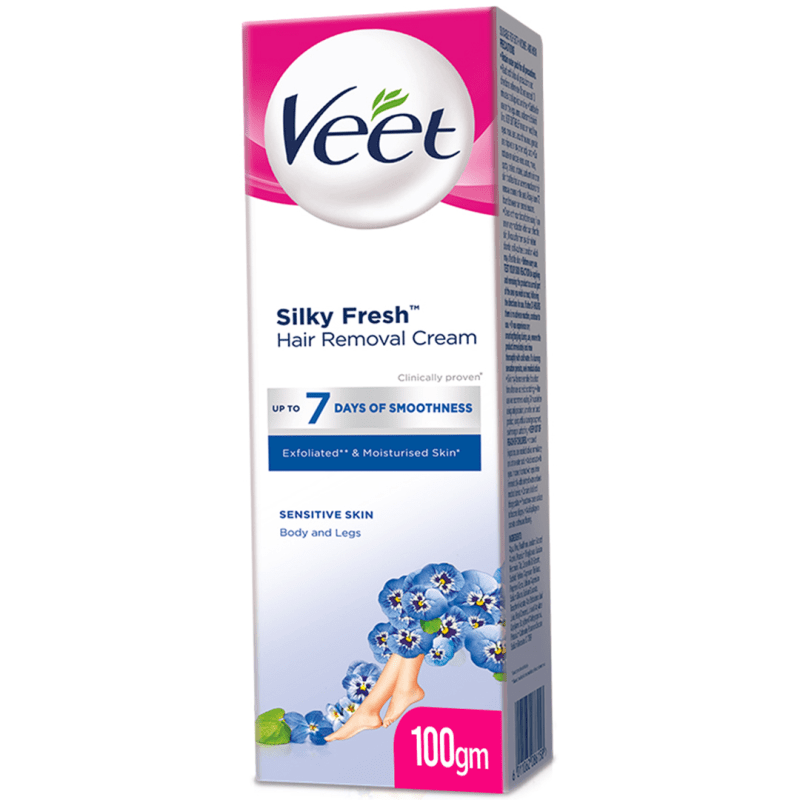 Veet Sensitive Silk & Fresh Cream 100 gm Pack