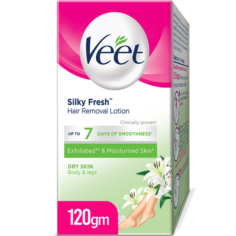 Veet Dry Skin Lotion 120 gm Pack