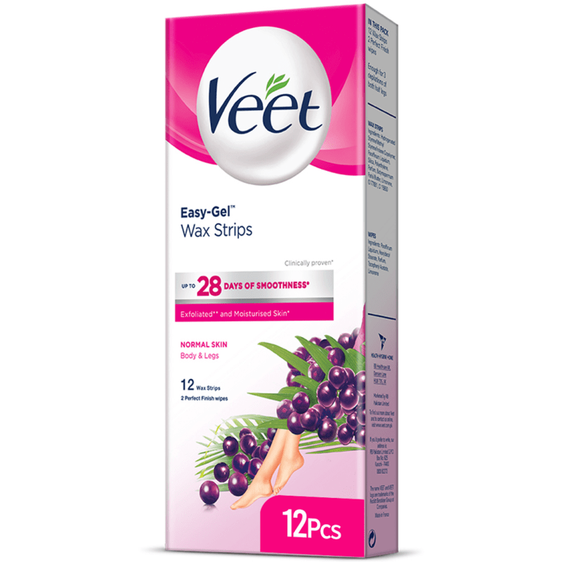 Veet Normal Skin Cold Wax 12 Strips Pack