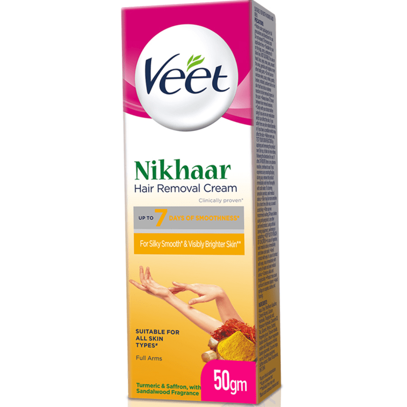Veet Nikhaar Silk & Fresh Cream 50 gm Pack