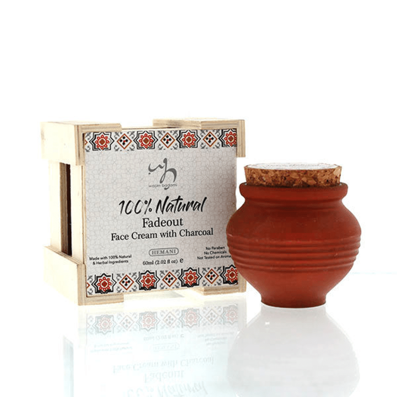 100% Natural Fade Out Face Cream with Charcoal