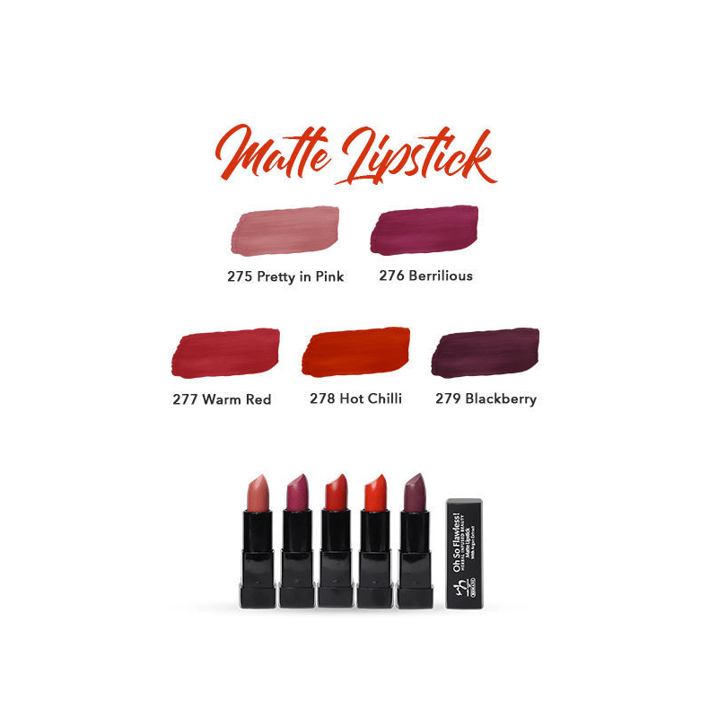 Herbal Infused Beauty Matte Lipstick - Pretty In Pink