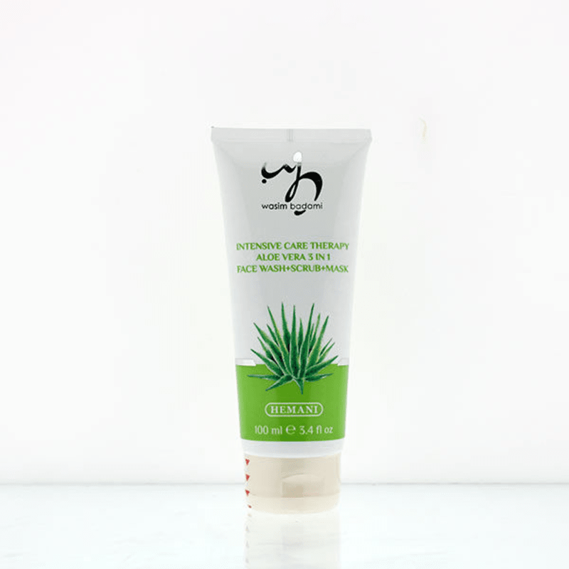 Intensive Care Therapy Aloe Vera 3 in 1 Face Wash + Scrub + Mask Deep Cleansing with Natural Beads