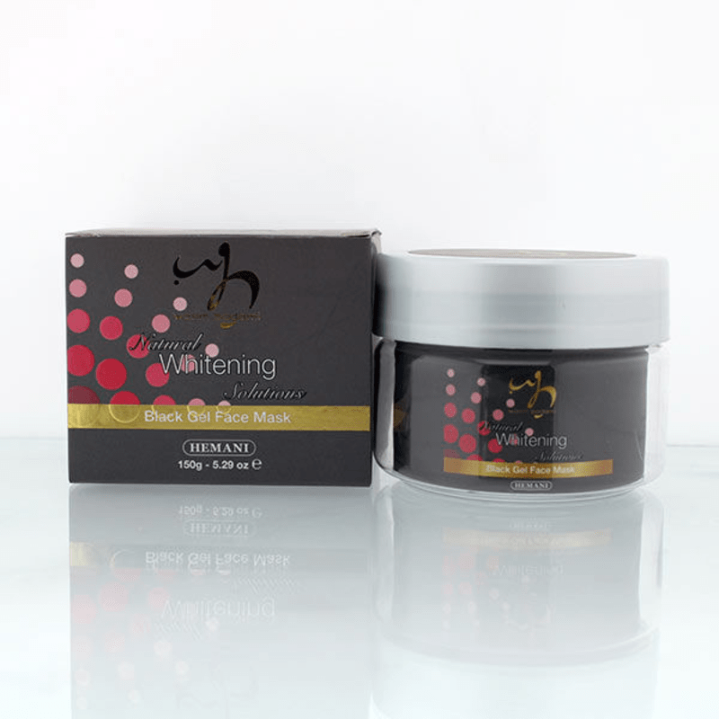 Natural Whitening Solutions Black Gel Face Mask