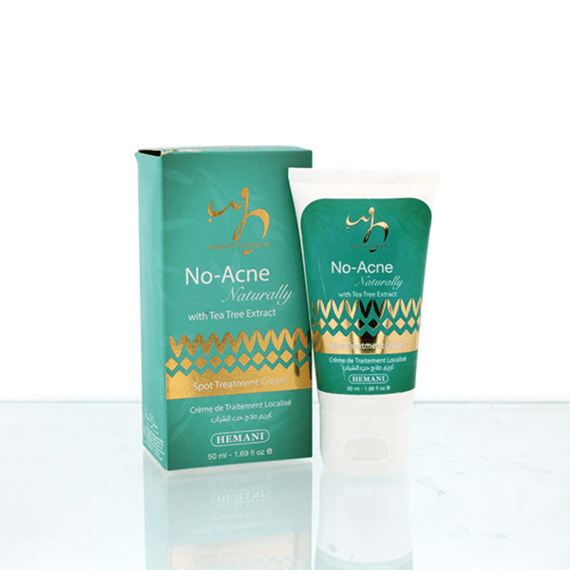 No Acne Naturally! Spot Treatment Cream With Tea Tree Oil