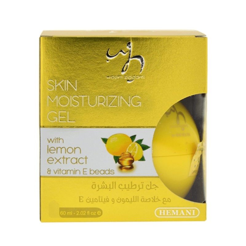 Skin Moisturizing Gel with Lemon Extract & Vitamin E Beads