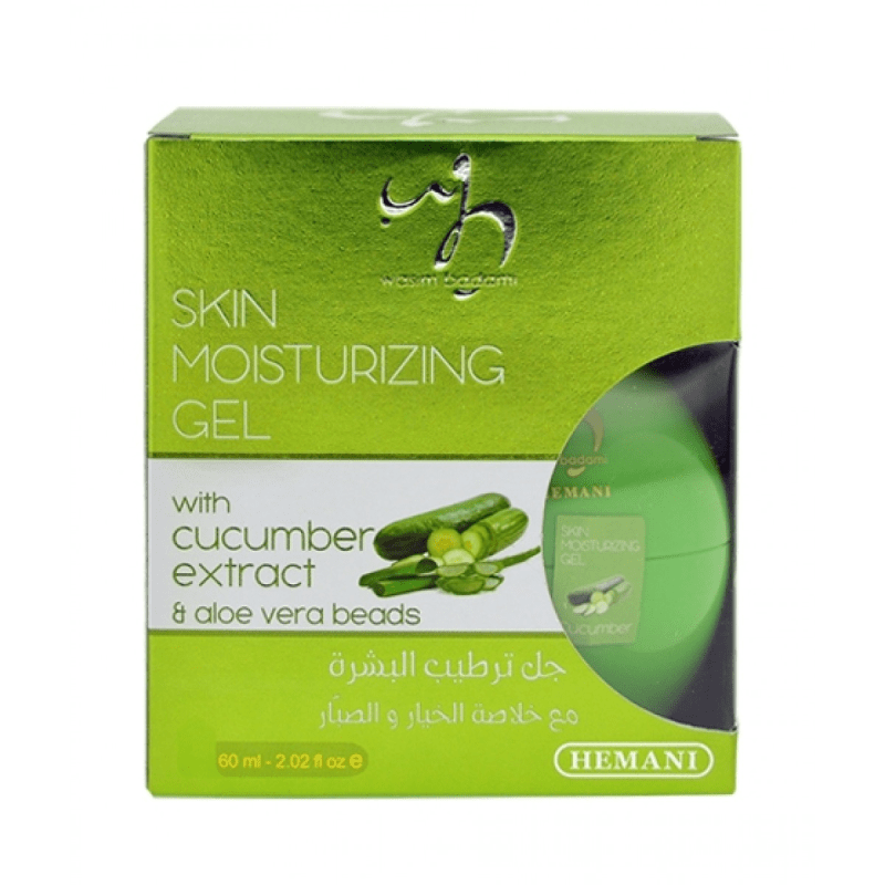 Skin Moisturizing Gel with Cucumber Extract & Aloe vera Beads