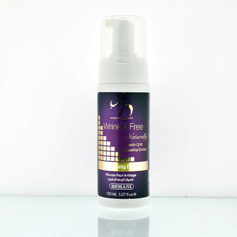 Wrinkle Free Naturally Cleansing Foam With Q10 & Rosehip Extract